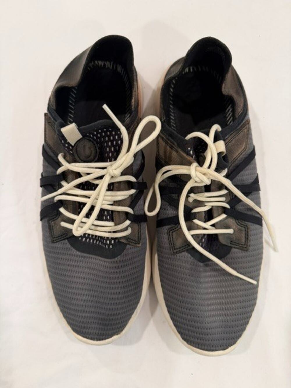 OluKai Mio Li Shoes Mens Size 11 Gray Brown Mesh Walking Sneakers